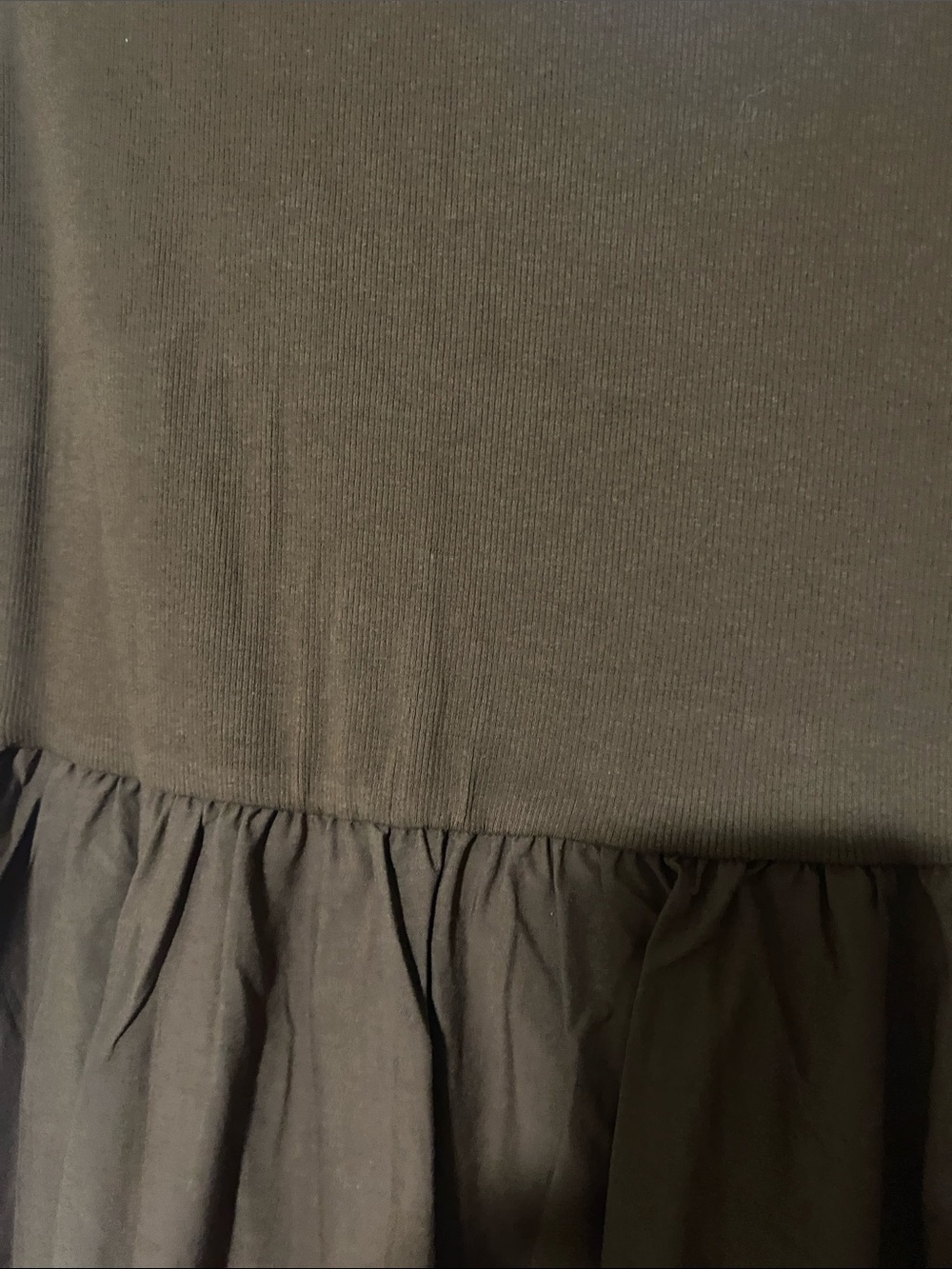 Women's Midi Long-Sleeve Brown Dress - Picture 3 of 4